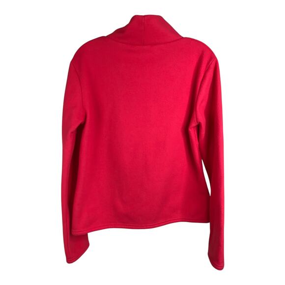 Pink Pineapple Shop Womens Fleece Size Medium Pink Fleece Turtleneck  NWT - Picture 3 of 5